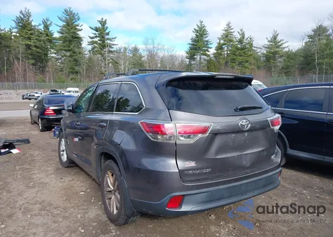 2016 Toyota Highlander Le V6 z USA, uszkodzony, nr VIN 5TDBKRFH9GS351520